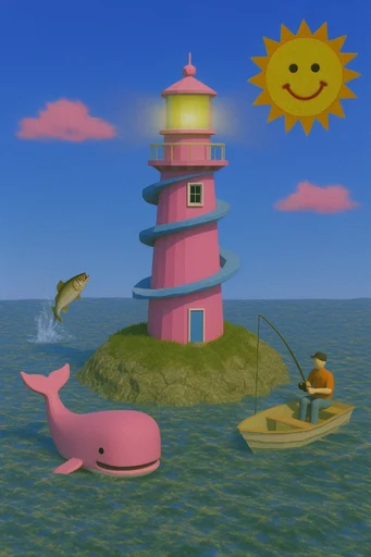 Hyper-Vivid Y2K Surrealism style reference image — dreamcore