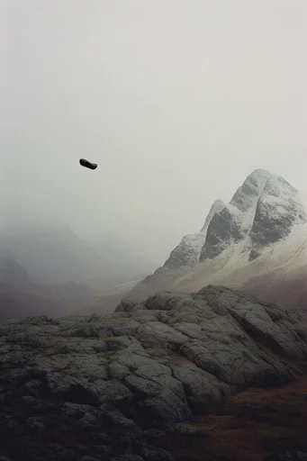 Muted Surrealist Minimalism style reference image — diffused soft lighting