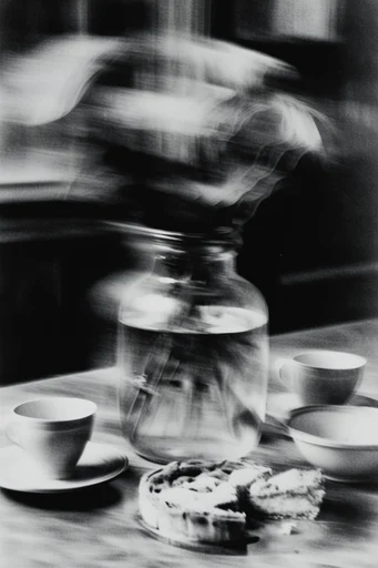 Kinetic Spectral Monochrome style reference image — intense motion blur