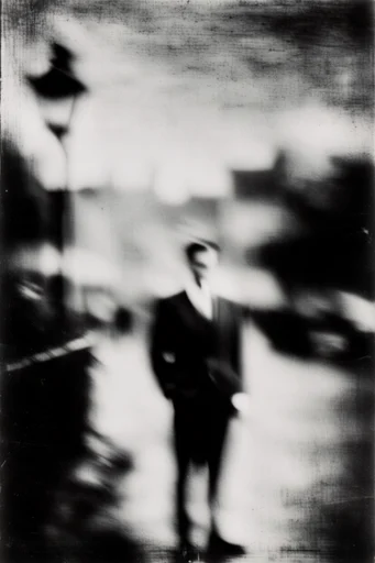 Ethereal Monochrome Noir style reference image — monochrome photography