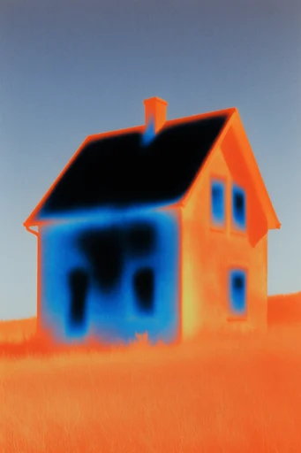 Spectral Thermal Noir style AI image example 4