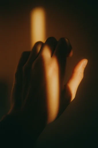 Cinematic Golden Chiaroscuro style reference image — analog film grain