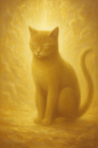 Luminous Amber Transcendence style reference image — molten organic surfaces