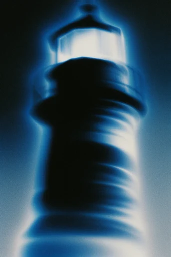 Nocturnal Analog Distortion style reference image — motion blur abstraction