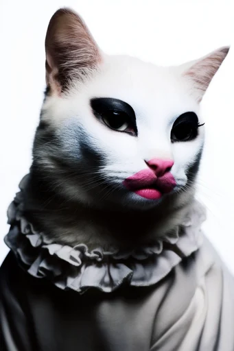 Graphic Avant-Garde Minimalism style reference image — graphic makeup