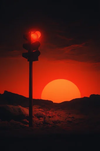 Crimson Noir Surrealism style reference image — surreal noir