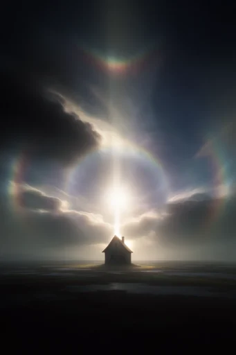 Ethereal Cosmic Minimalism style AI image example 4