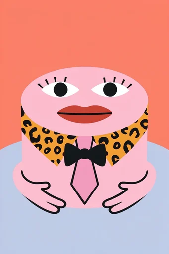 Midcentury Mod Surrealist style reference image — minimalist graphic design