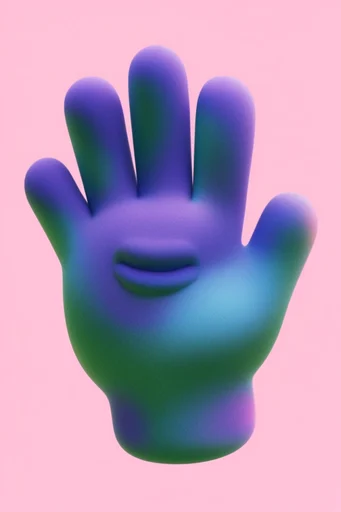 Surreal Clay Pop style reference image — fluid surrealism