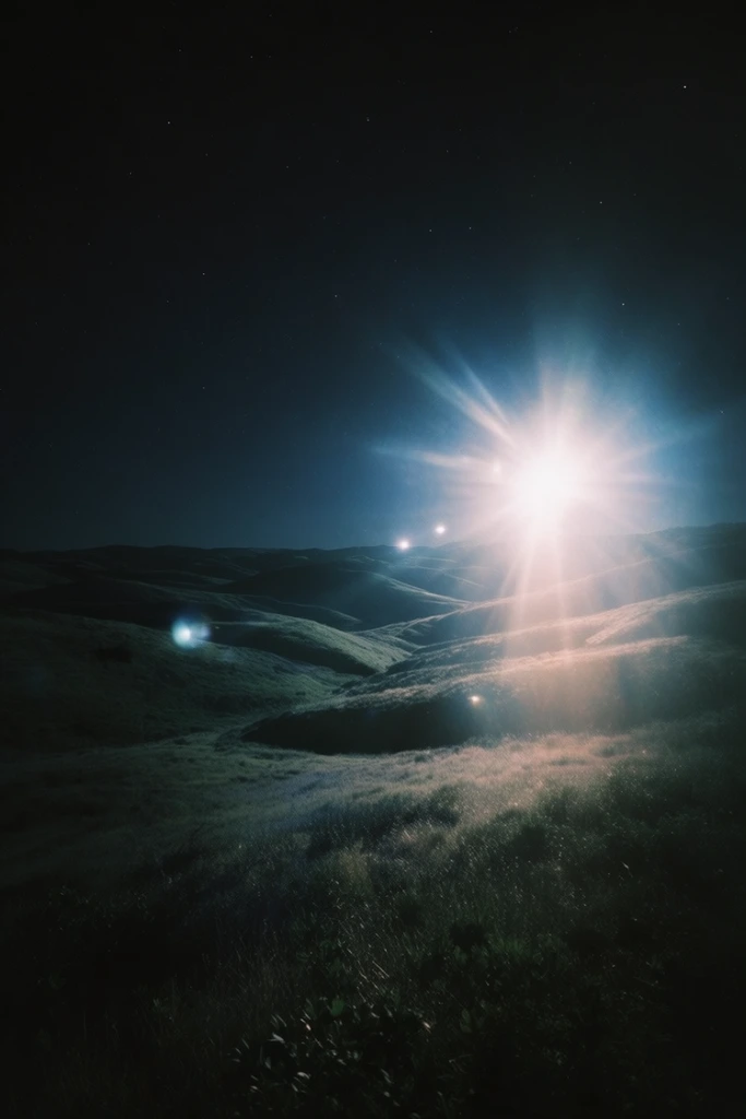 Nocturnal Prismatic Cinematic style AI image example 2