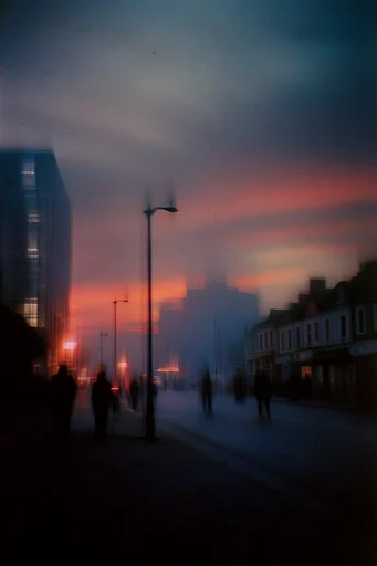 Ethereal Twilight Motion style reference image — intentional camera movement