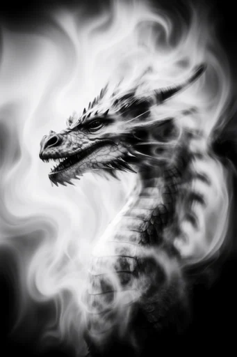 Spectral Kinetic Monochrome style reference image — shutter drag surrealism