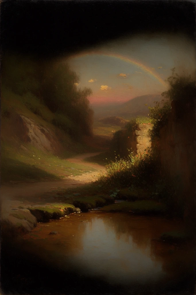 Tenebrous Ethereal Classicism style AI image example 2