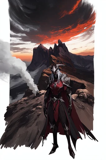 Dynamic Ink Fantasy style reference image — dynamic anime action