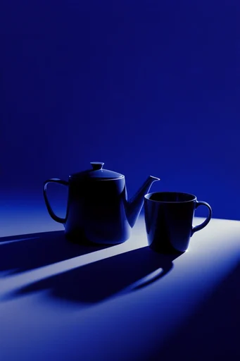 Nocturnal Ultramarine Minimalism style reference image — nocturnal liminality