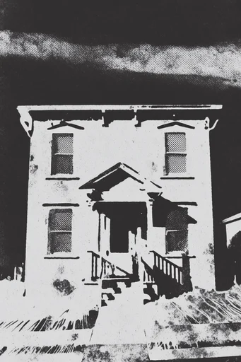 Analog Gritty Noir style AI image example 4