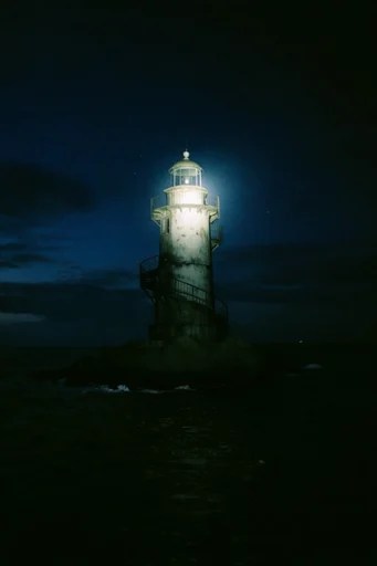 Cinematic Nocturnal Melancholia style reference image — soft focus