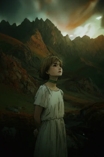 Melancholic Academic Realism style reference image — atmospheric lighting