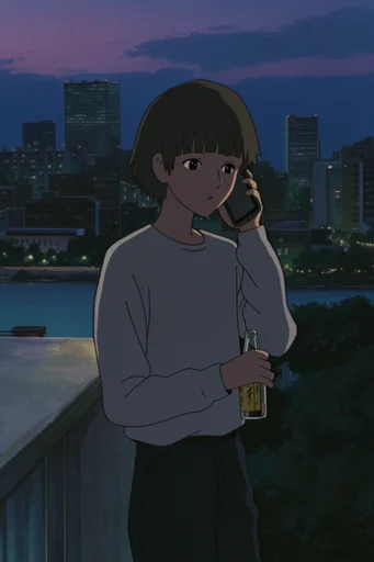 Nostalgic Twilight Anime moodboard — generate AI images in this style