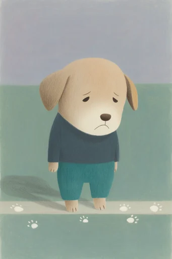 Textured Minimalist Folk style reference image — contemplative mood