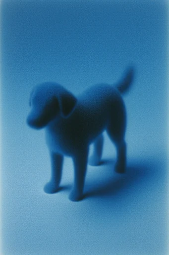 Ethereal Cyan Stipple style reference image — dreamy melancholic mood