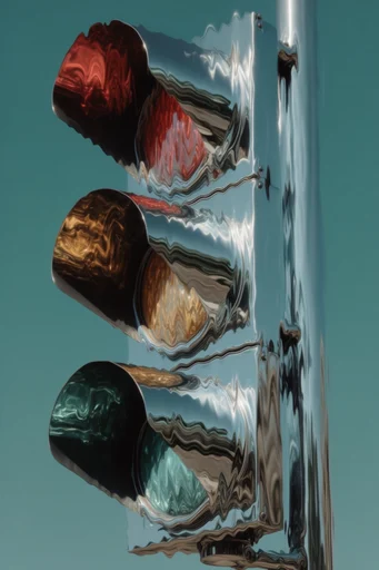 Surreal Fluid Refraction style reference image — fluid refraction