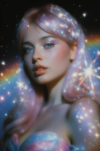Ethereal Iridescent Futurism style reference image — bioluminescent fiber optics