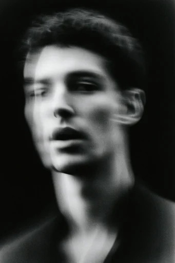 Haunting Kinetic Monochrome moodboard — generate AI images in this style