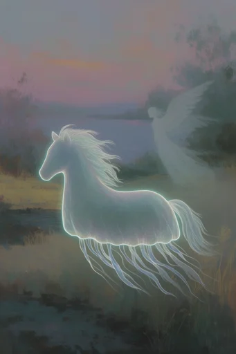 Ethereal Twilight Narratives style AI image example 3