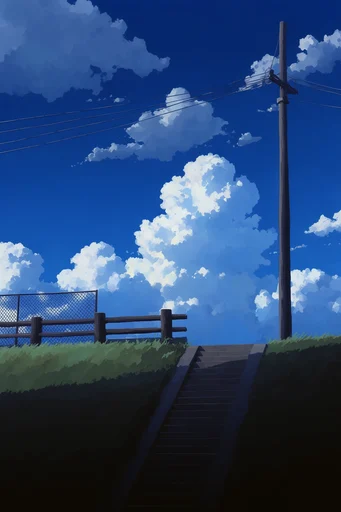 Nostalgic Cobalt Surrealism style reference image — cumulonimbus clouds