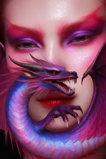 Ethereal Avant-Garde Beauty style reference image — surreal makeup