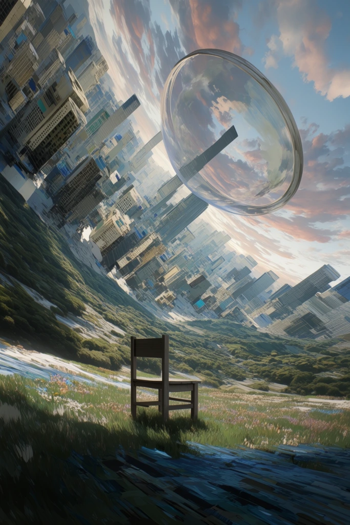 Kinetic Digital Rupture style AI image example 2