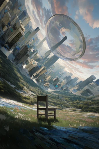 Kinetic Digital Rupture style AI image example 2