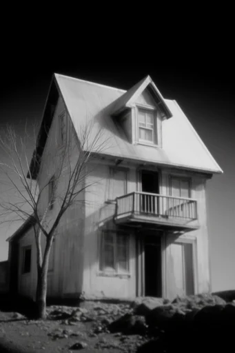 Stark Cosmic Noir style AI image example 4
