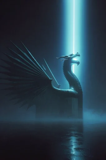 Cinematic Neon Noir style reference image — high-contrast lighting