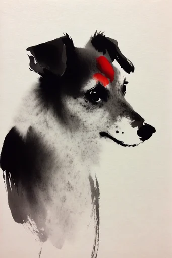 Expressive Ink Minimalism style reference image — negative space