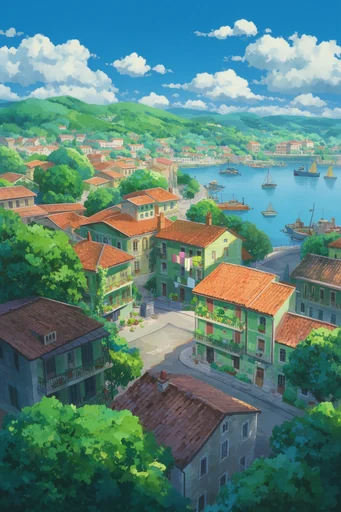 Luminous Pastoral Fantasy style reference image — studio ghibli style