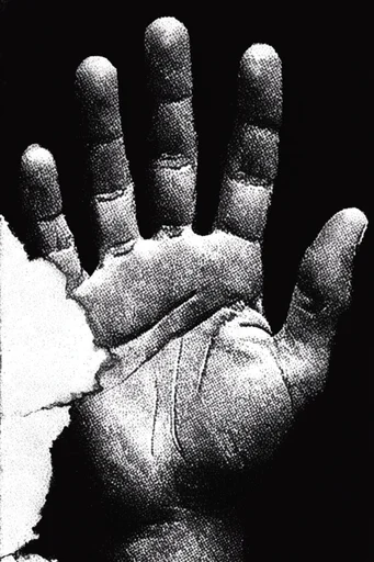 Gritty Monochromatic Brutalism style reference image — brutalist graphic design