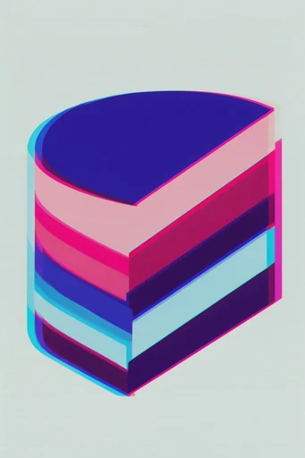 Glitch-Infused Digital Constructivism style reference image — neon cyan and magenta