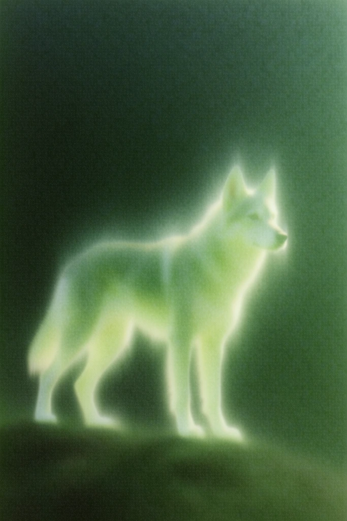 Ethereal Bio-Luminescent Grain style AI image example 3