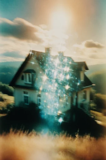 Ethereal Analog Nostalgia style reference image — soft focus motion blur
