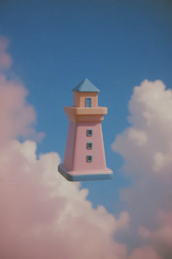 Nostalgic Surrealist Azure style reference image — dreamlike atmosphere