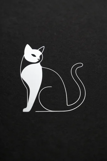 Monochromatic Avant-Garde Noir style reference image — stark typography