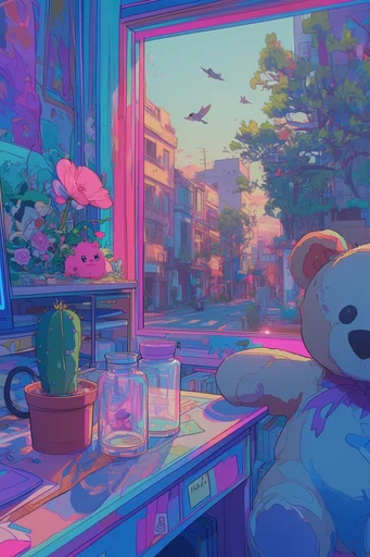 Ethereal Pastel Dreamscape style reference image — soft gradient textures