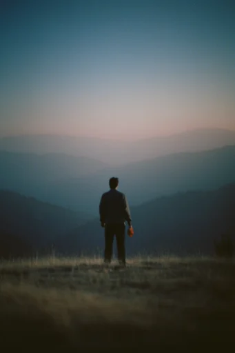 Nocturnal Liminal Noir style reference image — cinematic silhouette
