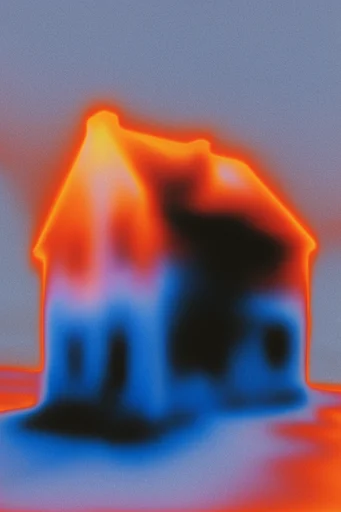 Luminescent Thermal Etherealism style reference image — spectral aura photography