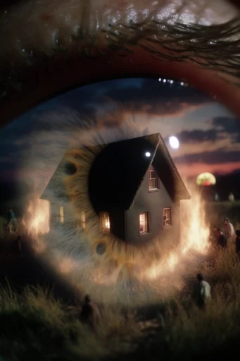 Luminous Ocular Macro style AI image example 4