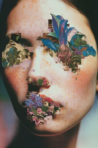 Fragmented Analog Surrealism moodboard — generate AI images in this style