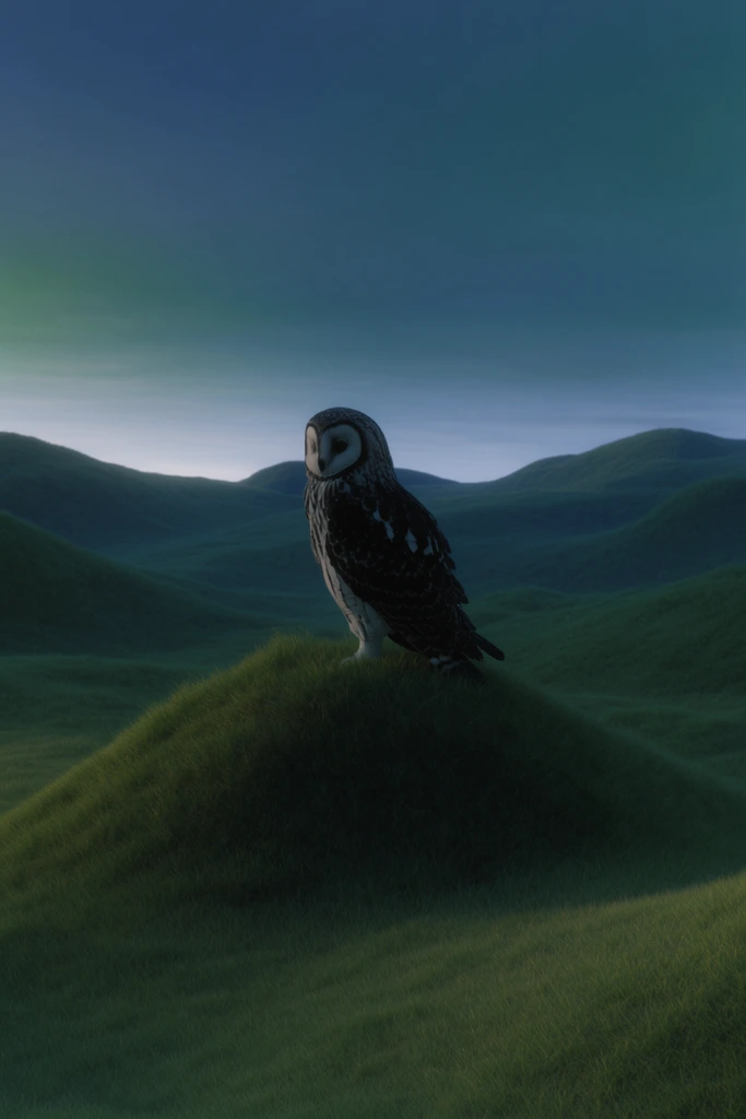 Velvet Minimalist Landscapes style AI image example 3