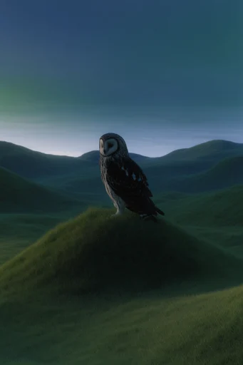 Velvet Minimalist Landscapes style AI image example 3